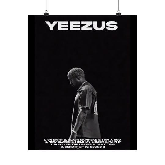 Kanye West - Poster | Rap Poster, Hip-Hop Poster