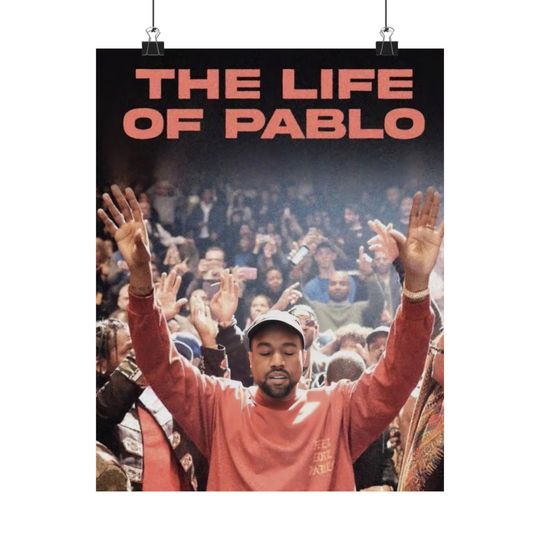 Kanye West - Poster | Rap Poster, Hip-Hop Poster