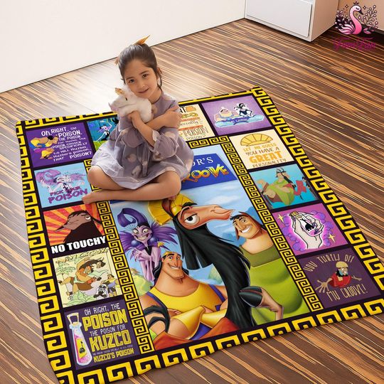 The Emperor's New Groove Fleece Blanket, Emperor's New Groove Blanket