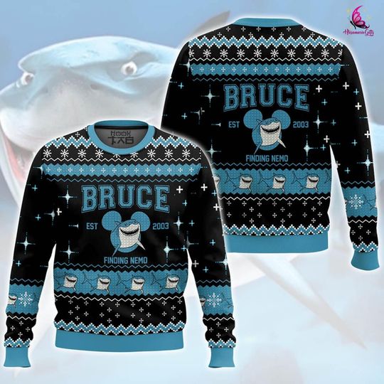 Finding Nemo Ugly Sweater, Disneyland Finding Nemo Characters Group Christmas Shirt