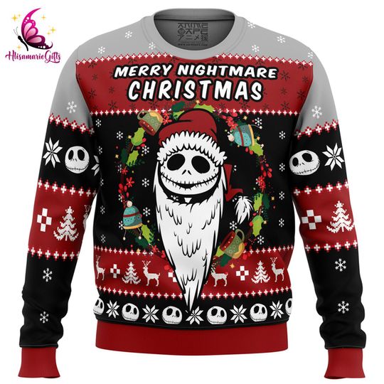The Nightmare Before Christmas Ugly Christmas Sweatshirt