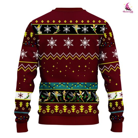 Tinkerbell Ugly Sweater, Merry Christmas Ugly Christmas Sweater