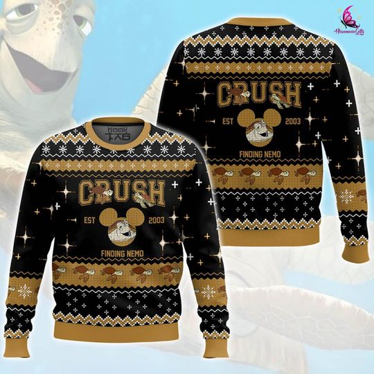 Finding Nemo Ugly Sweater, Disneyland Finding Nemo Characters Group Christmas Shirt