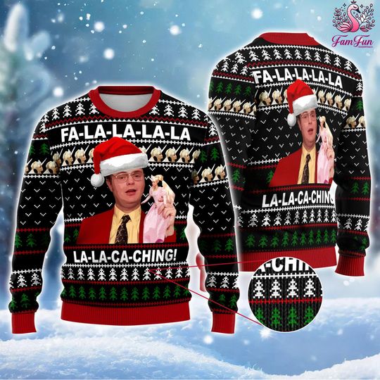 The Office Dw Schrute Ugly Christmas Sweater