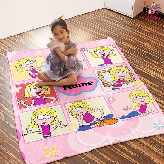 Custom Lizzie McGuire Blanket, Disneyland Lizzie McGuire Blanket
