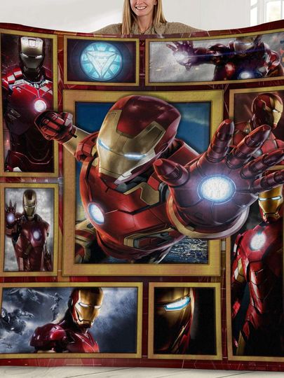 Iron Man Fleece Blanket | Iron Man Blanket