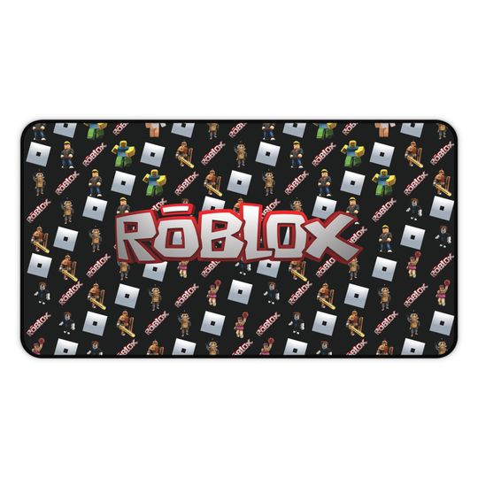 Roblox mouse pad large - gaming pad with iconic avatars & Roblox logo