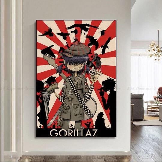 Gorillaz Poster, Room Decoration