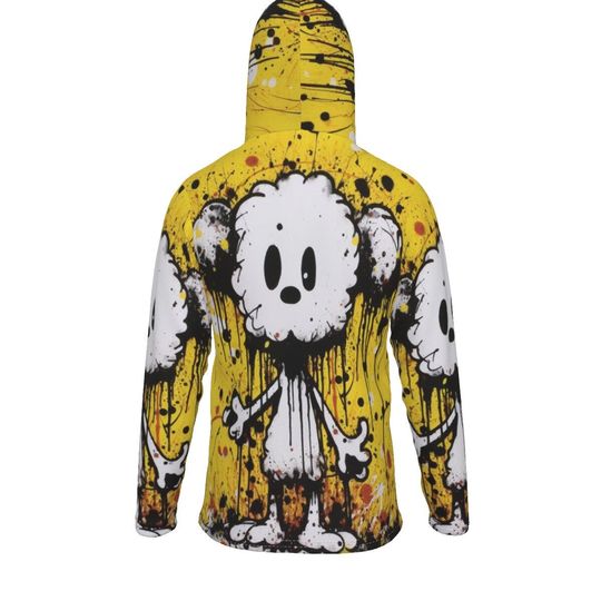 Cloud Mouse Pullover Hoodie With Mask