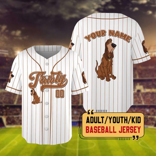 Personalized Lady And The Tramp Baseball Jersey, Custom Lady And The Tramp Jersey