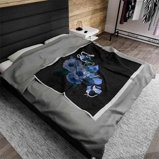 Love Plush Flower Blanket