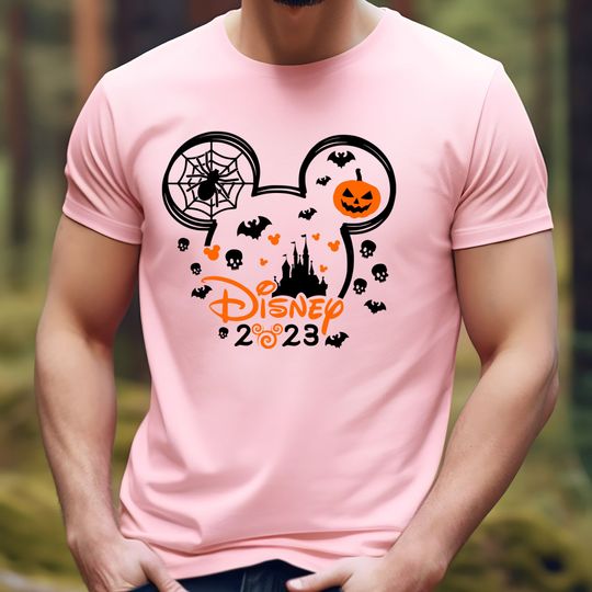Disney 2023 Halloween Tee, Custom Mickey
