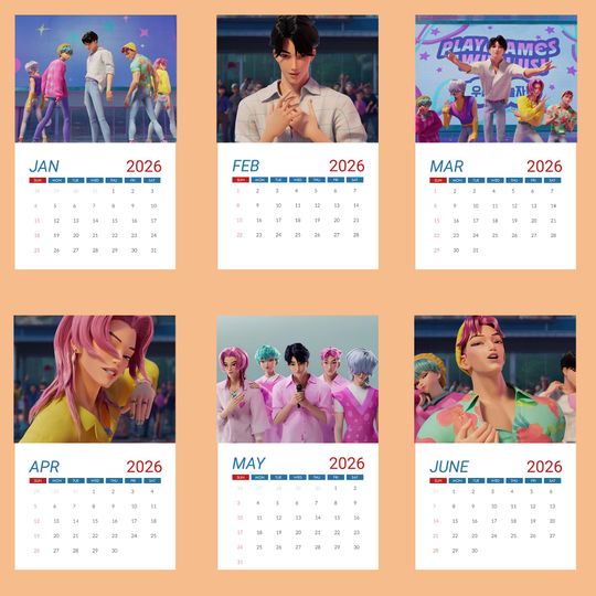 Kpop Demon Hunter Wall 2026 Calendar, 2026 Kpop Demon Hunter Calendar