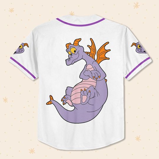 Personalized Figment Disney Baseball Jersey, Disney Jersey