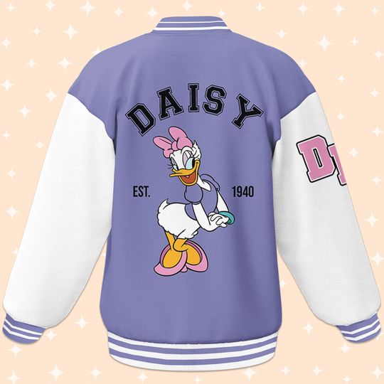Personalize Disney Vintage Daisy Duck Jacket, For disney fan