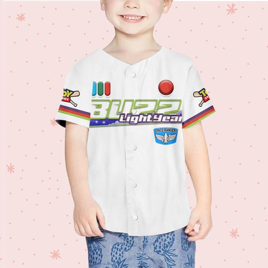Personalized Buzz Lightyear Disney Baseball Jersey, Disney Jersey
