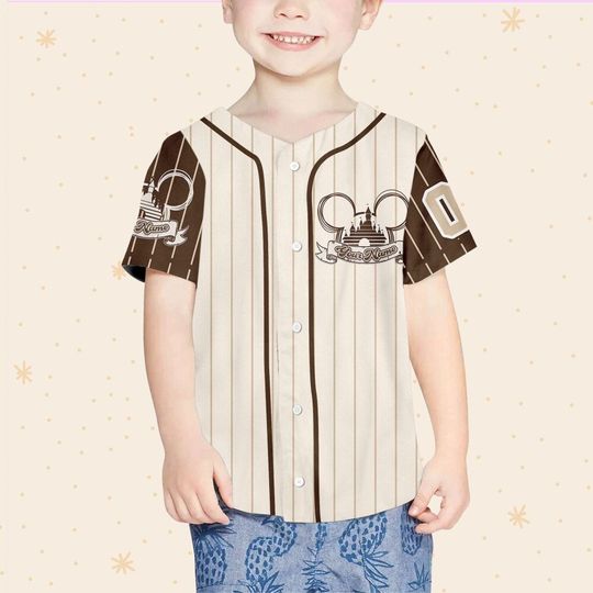 Personalized Disney Moana Baseball Jersey