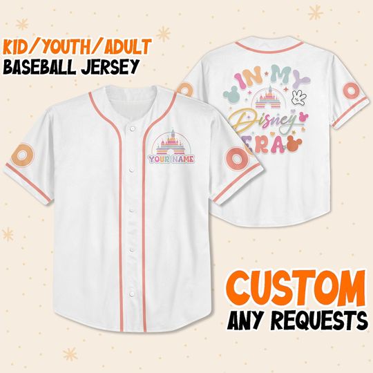 Personalized In My Disney Era Baseball Jersey