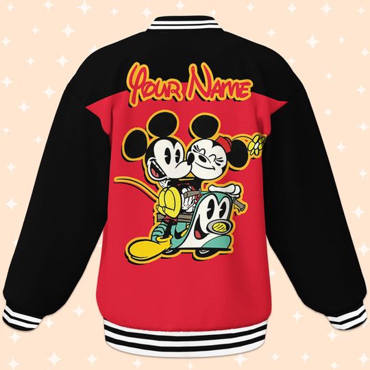 Mickey Baseball Jacket, Personalized Disney Baseball Jacket