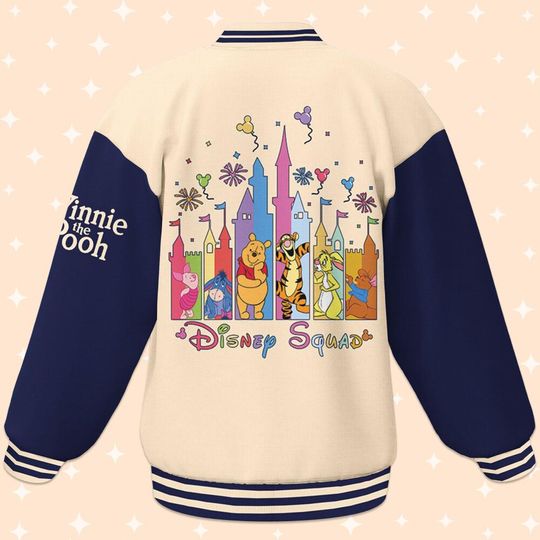 Personalize Disney Winnie The Pooh Disney Squad, Personalized Disney Jacket