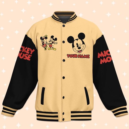 Personalize Disney Mickey Classic Jacket, Personalized Disney Jacket