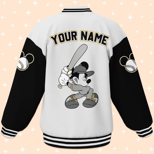 Personalized Disney Mickey Baseball Jacket, Disneyworld Jacket