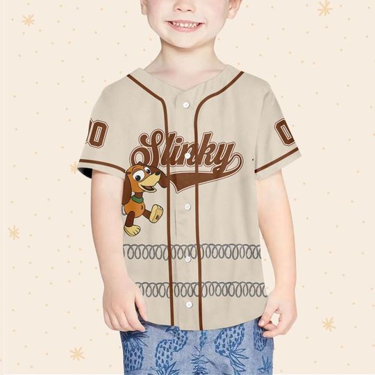 Custom Slinky Dog Toy Story, Custom Kid Youth Adult Disney Jersey Vintage