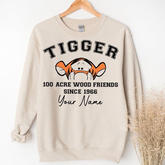 Personalized Winnie The Pooh Tigger Disney Shirt, Disney Family Matching Shirt
