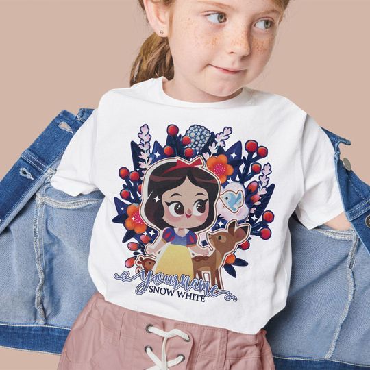 Personalized Snow White Princess Disney Shirt, Disney Family Matching Shirt