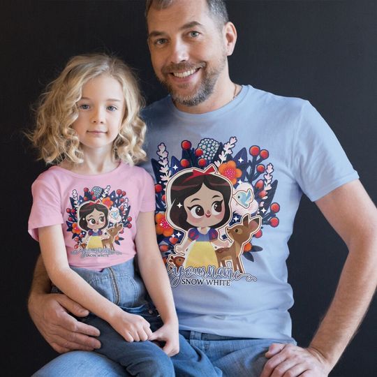 Personalized Snow White Princess Disney Shirt, Disney Family Matching Shirt