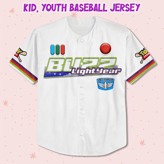 Personalized Buzz Lightyear Disney Baseball Jersey, Disney Jersey