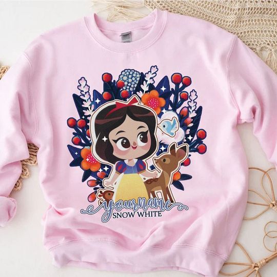 Personalized Snow White Princess Disney Shirt, Disney Family Matching Shirt