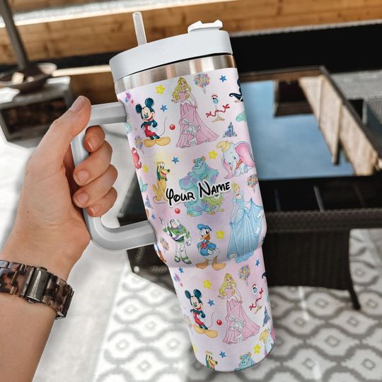 Personalized Mickey And Friends Disney Tumbler