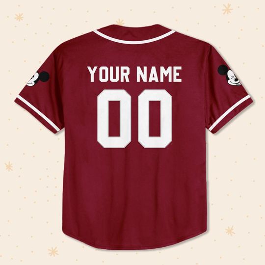 Personalize Disney Simple Awesome Maroon, Custom Kid Youth