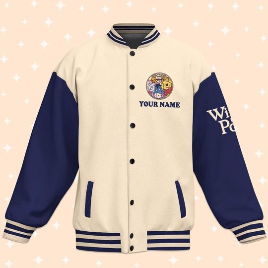 Personalize Disney Winnie The Pooh Disney Squad, Personalized Disney Jacket