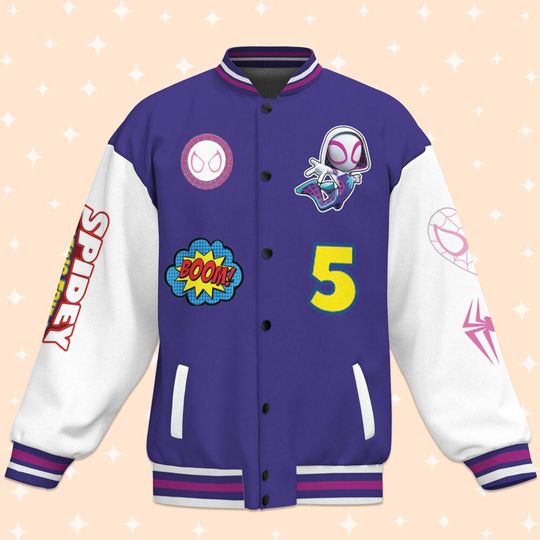 Personalized Varsity Jacket Spidey And His Amazing Friends Cute