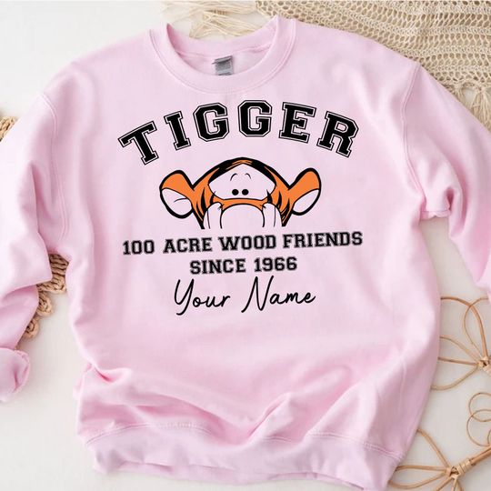 Personalized Winnie The Pooh Tigger Disney Shirt, Disney Family Matching Shirt