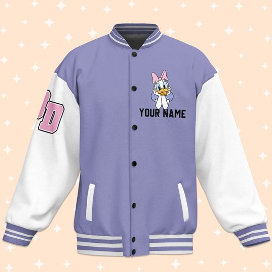 Personalize Disney Vintage Daisy Duck Jacket, For disney fan