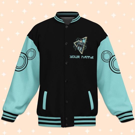 Personalize Disney Mickey Tron, Adult Varsity Jacket, Personalized Disney Jacket