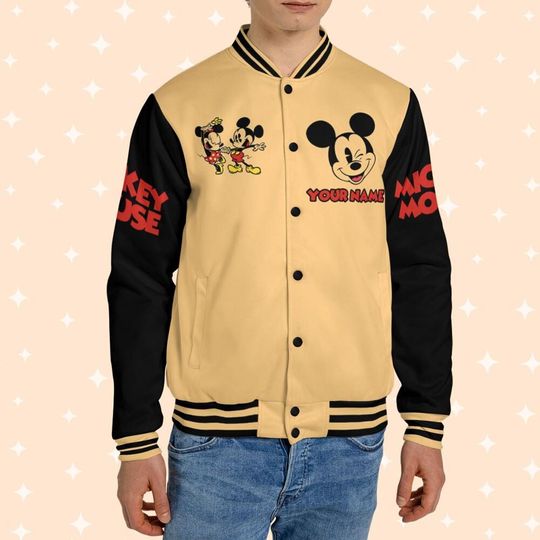 Personalize Disney Mickey Classic Jacket, Personalized Disney Jacket