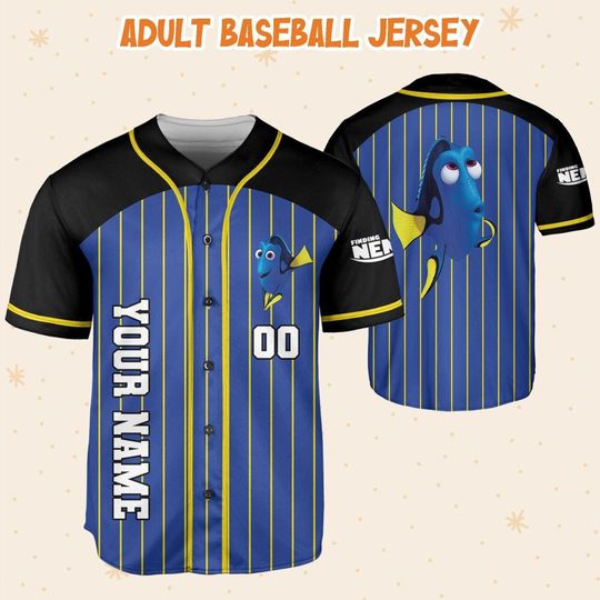 Personalized Finding Nemo Disney Baseball Jersey, Disney Jersey
