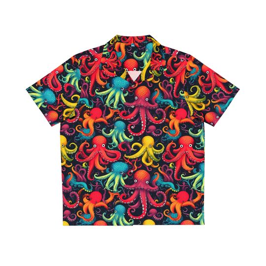 - Vibrant Octopus Hawaiian Shirt