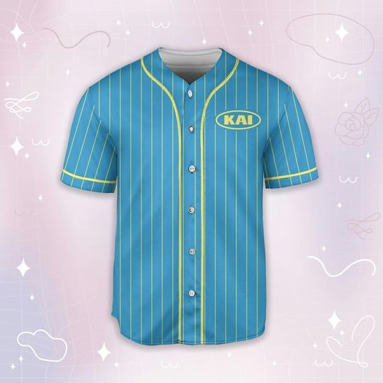 Kai EXO Adult Swim Kpop Baseball Jersey, Kpop Merch, Kpop Stuff, Kpop Comeback, Concert Outfit, Gift for fan kpop
