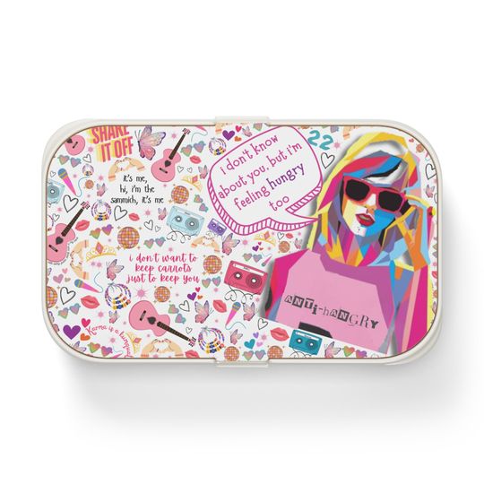 Swift Inspired Bento Box - Eras Tour Lunch Box Bento Box Lunch Container Lunch Bag