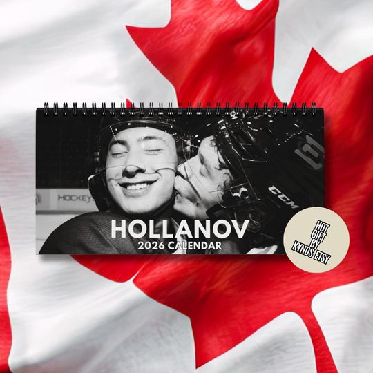 Heated Rivalry Desk Calendar 2026 | Fan | Gift | Hollander Rozanov | LGBTQ | Hollanov | Friend