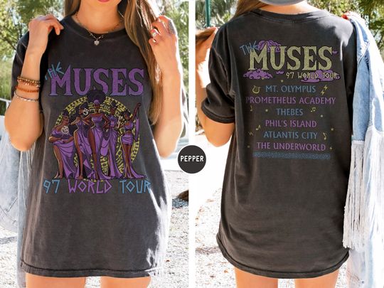 Disney Hercules The Muses 97 World Tour Shirt