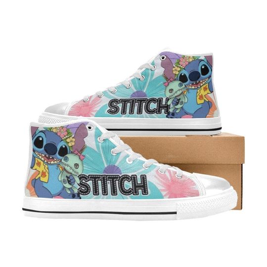 Stitch High Top Shoes Sneakers