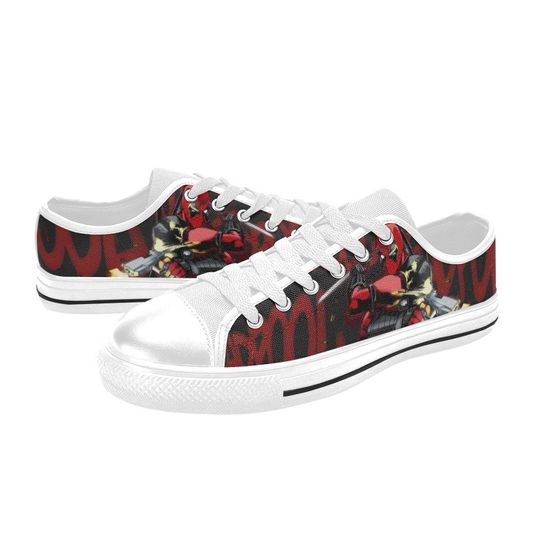 Deadpool Movie Low Top Sneakers