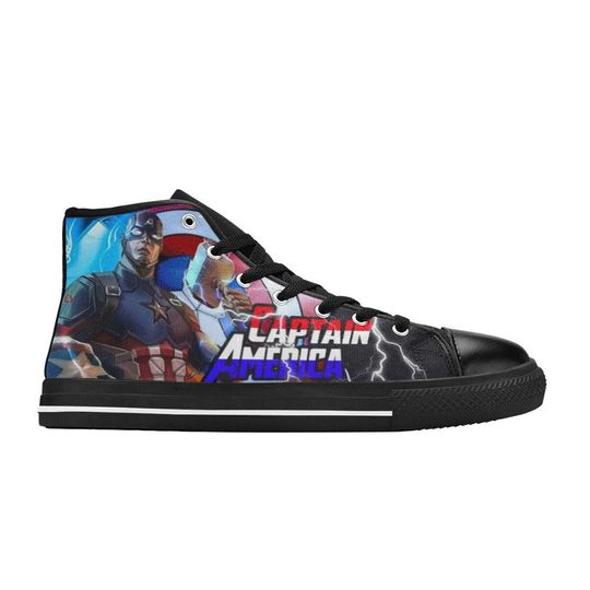 Captain America High Top Shoes Sneakers