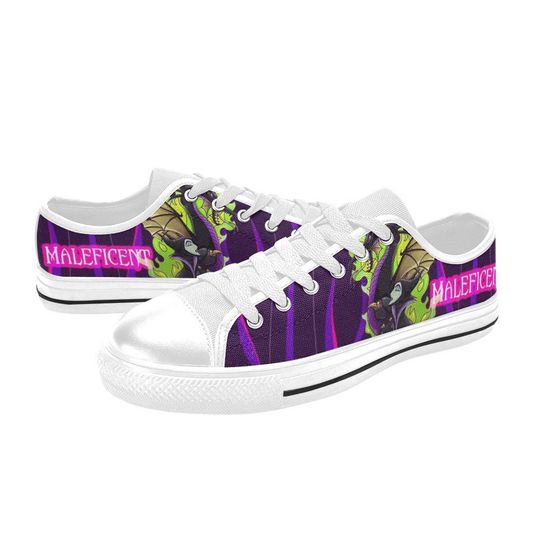 Custom Low Top Shoes Canvas Maleficent Unique and Trendy Footwear